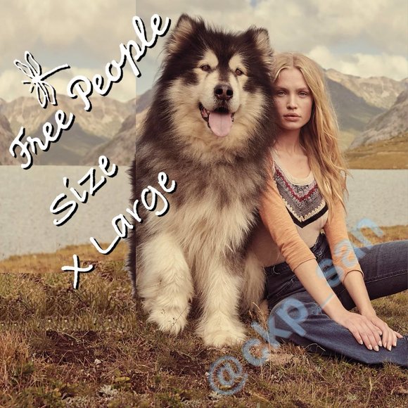 Free People Tops - Free People Spring Bound Long Sleeve Top Sz XL